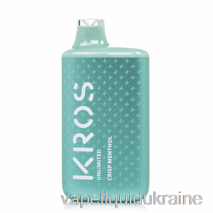 Vape Liquid Ukraine KROS Unlimited 6000 Disposable Crisp Menthol